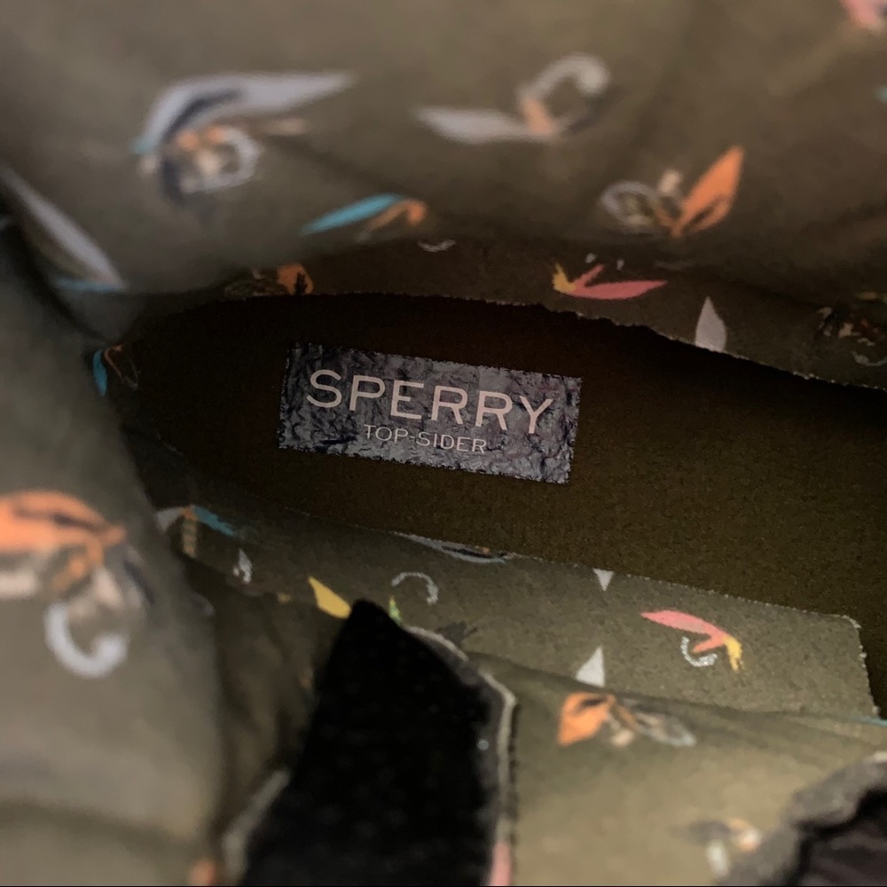 SPERRY | NIB Quilted Saltwater Classic Duck Boots in Black - SIZE W 8 only - Picture 7 of 10